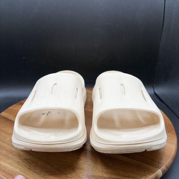 Hoka Ora Recovery Slide 3 Mens Size 8 Vanilla Tan Flip Flops Sandals Shoes main image 6